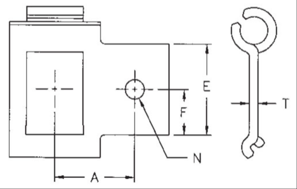 Attachment Diagram for 55-A1 Steel Detachable Chain