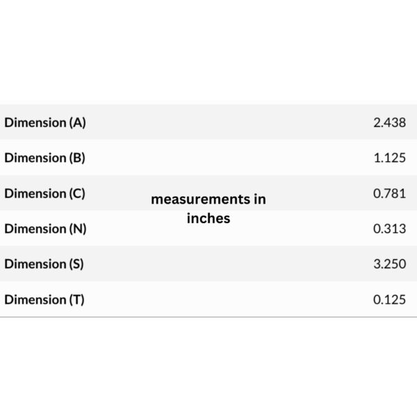 55-SE Attachment Dimension